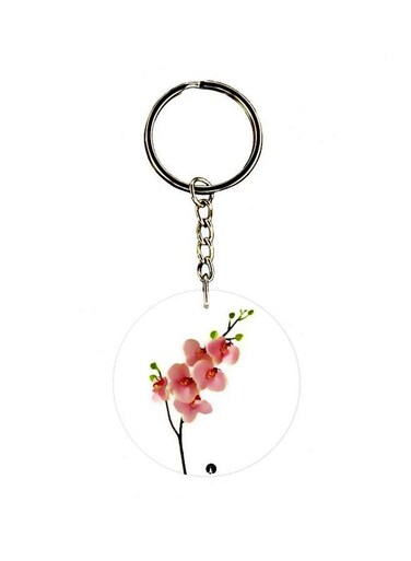 Flowers Printed Keychain