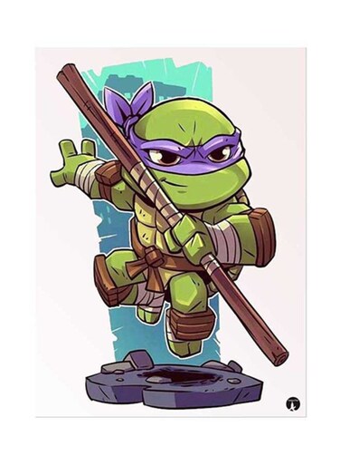 Teenage Mutant Ninja Turtles Metal Plate Poster Multicolour 15x20centimeter