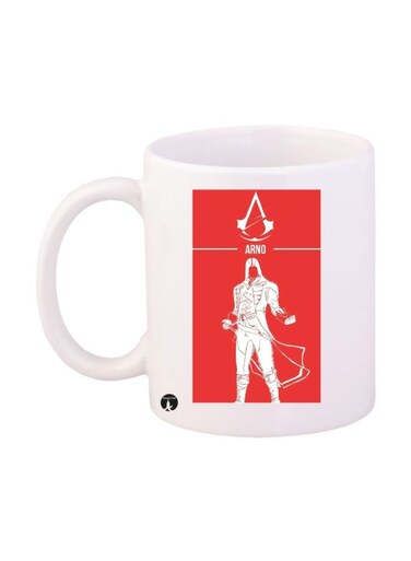 Assassin's Creed Printed Mug White/Red One Size