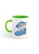 Sport Club H Printed Mug White/Green