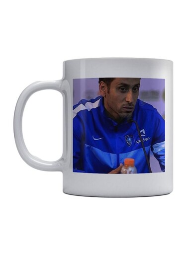Sami Al-Jaber Printed Mug White/Blue/Brown