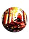 Girl Printed Fridge Magnet Multicolour