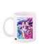 Sonic Printed Mug White/Pink/Blue Standard Size