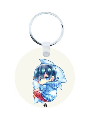 Anime Free Wooden Keychain