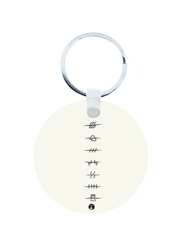 Naruto Anime Wooden Keychain