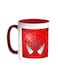 Spiderman Printed Coffee Mug Red White 11 ounce