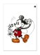 Mickey Mouse Themed Decorative Plate White/Black/Red 20x15cm