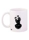 Printed Coffee Mug White/Black 11ounce