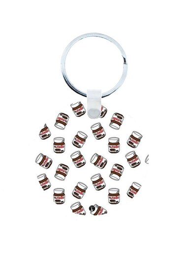 Nutella Wooden Keychain