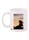 Cartoon Printed Coffee Mug White/Beige/Black 11ounce