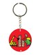 Double Sided The Hulk Printed Keychain