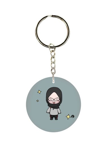Printed Single Sided Keychain
