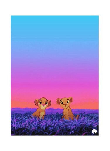 Metal Plate Of Disney Poster Multicolour