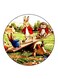 Animals Printed Fridge Magnet Multicolour