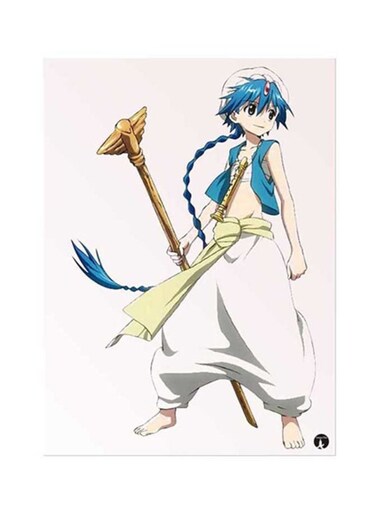 Anime Magi Metal Plate Poster Multicolour 15x20cm
