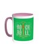 Rock And Roll Printed Coffee Mug Pink/White 11ounce