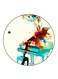 Piano Printed Fridge Magnet Multicolour