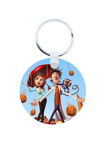 Cloudy With A Chance Of Meatballs Wooden Keychain