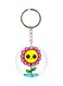 Flower Printed Keychain