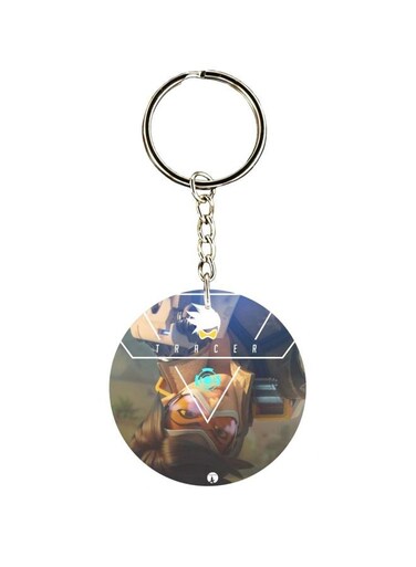 Overwatch Video Game Printed Keychain