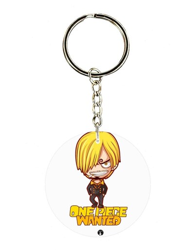 The Anime One Piece Double Side Printed Keychain