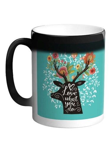 Love What You Do Printed Magic Coffee Mug Black 325ml