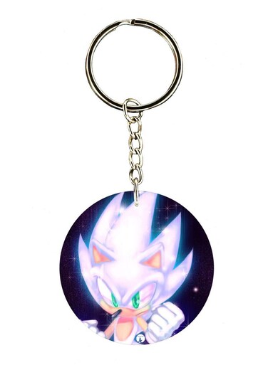 Sonic Printed Keychain
