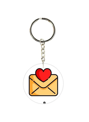 Later Printed Double Sided Keychain