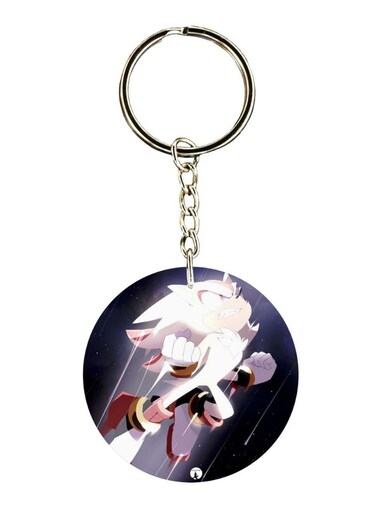 Double Sided Sonic Printed Keychain