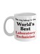 World's Best Laboratory Technician Printed Coffee Mug White/Black/Red