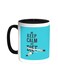 Keep Calm And Diet Printed Coffee Mug Black/White 11ounce