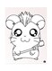 Metal Plate Of The Anime Hamtaro Poster Pink/White/Black