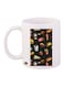 Food Printed Mug White/Black/Red Standard Size