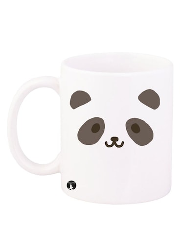 Printed Coffee Mug White/Grey 11ounce