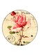 Vintage Art Printed Fridge Magnet Round Multicolour