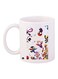 Superhero Printed Coffee Mug White/Red/Blue 11ounce