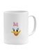 Daisy Duck Printed Mug Pink/White/Yellow