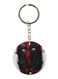 Double Sided Deadpool Printed Keychain