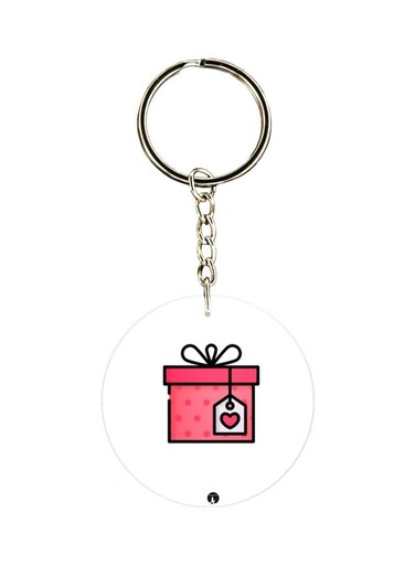 Cartoon Themed Single Sided Keychain