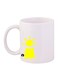 Digimon Printed Mug White/Yellow