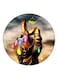 Thanos Gauntlet Printed Fridge Magnet Gold/Green/Red 5.5cm