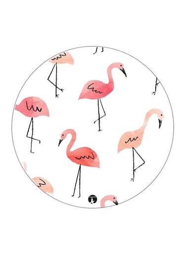 Flamingos Printed Fridge Magnet Multicolour
