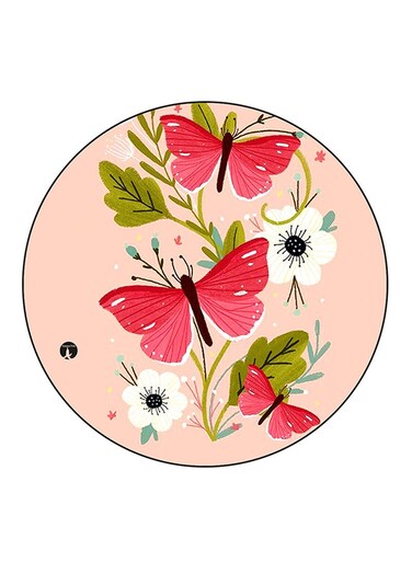 Butterflies Printed Fridge Magnet Multicolour