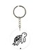 Turtle Printed Double-Sided Keychain