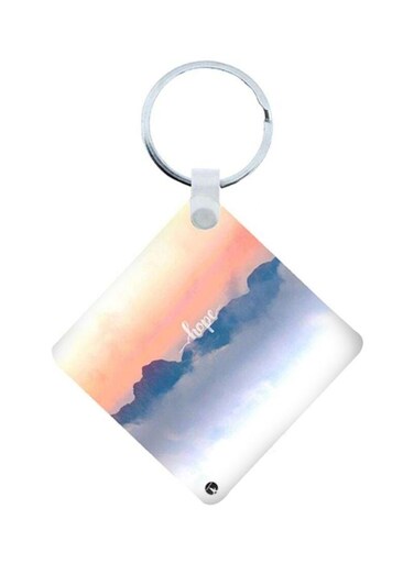 Hope Printed Wooden Keychain