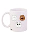 Cartoon Printed Coffee Mug White/Brown/Black 11ounce