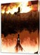 Attack On Titan Themed Canvas Wall Painting Multicolour 20x30cm