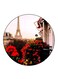 Effiel Tower Printed Fridge Magnet Multicolour