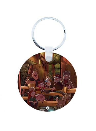 Gravity Falls Wooden Keychain