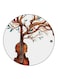 Violin Printed Fridge Magnet Multicolour